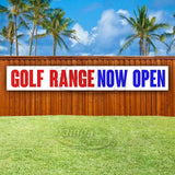 Golf Range Now Open XL Banner
