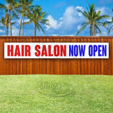 Hair Salon Now Open XL Banner