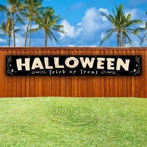 Halloween Trick Or Treat XL Banner