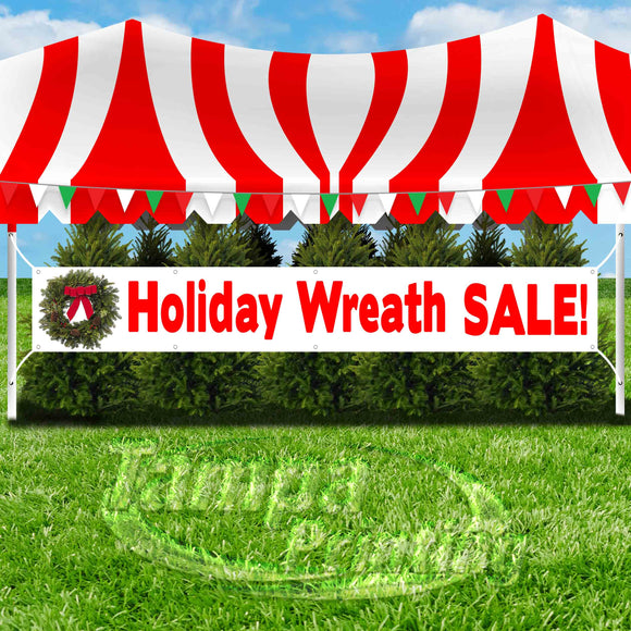 Holiday Wreath Sale XL Banner