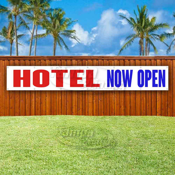 Hotel Now Open XL Banner