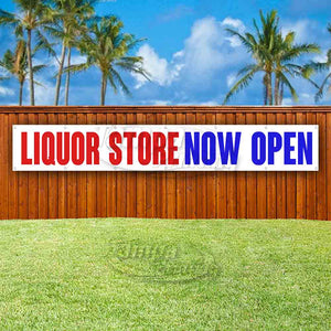 Liquor Store Now Open XL Banner