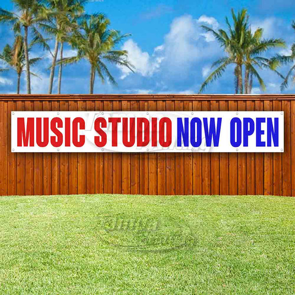 Music Studio Now Open XL Banner