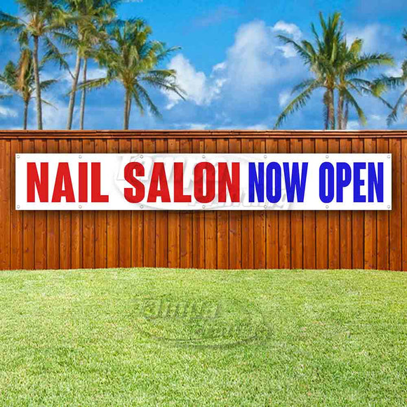 Nail Salon Now Open XL Banner