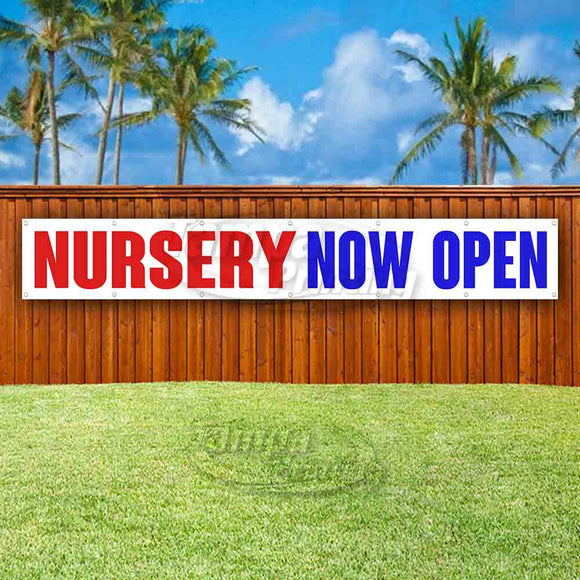 Nursery Now Open XL Banner