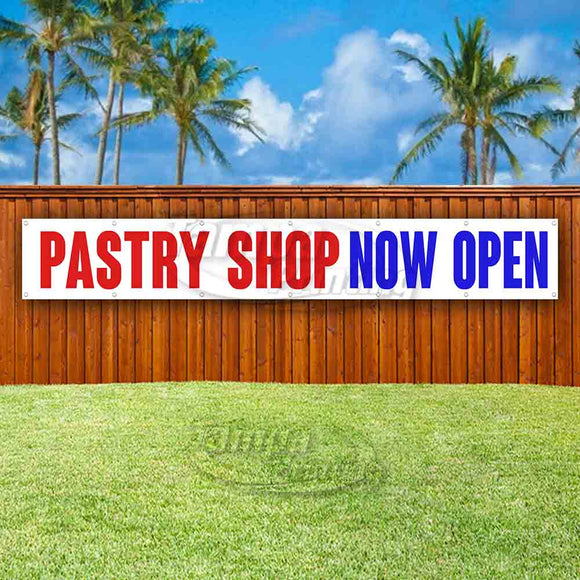 Pastry Shop Now Open XL Banner