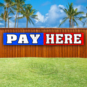 Pay Here XL Banner