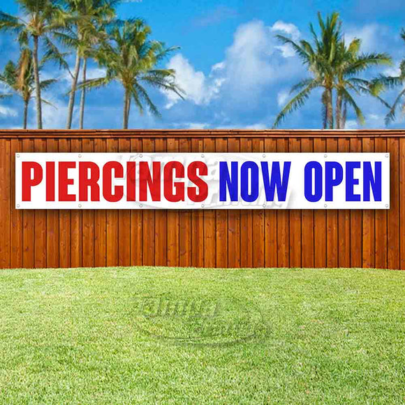 Piercings Now Open XL Banner