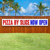 Pizza By Slice Now Open XL Banner