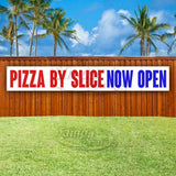 Pizza By Slice Now Open XL Banner
