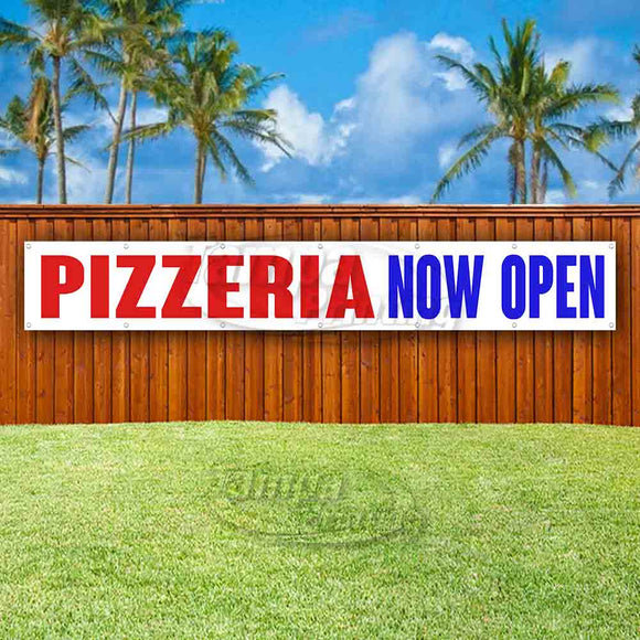 Pizzeria Now Open XL Banner