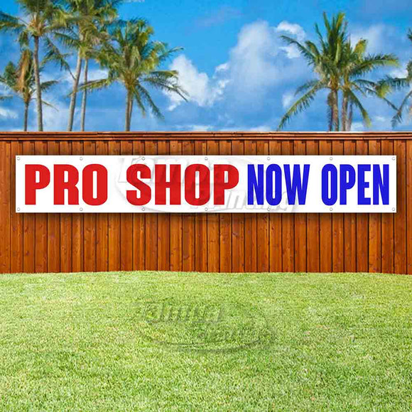 Pro Shop Now Open XL Banner