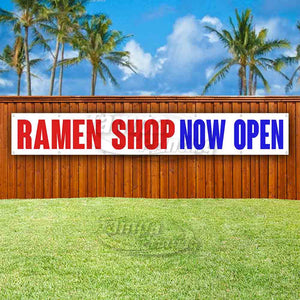 Ramen Shop Now Open XL Banner