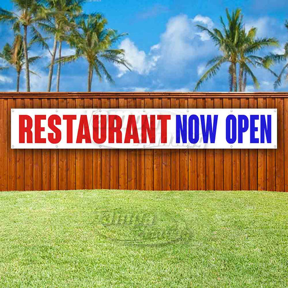 Restaurant Now Open XL Banner