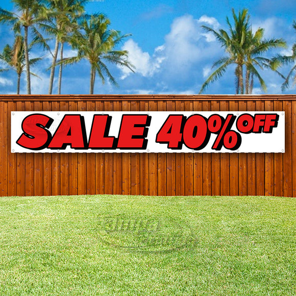 Sale 40% Off XL Banner
