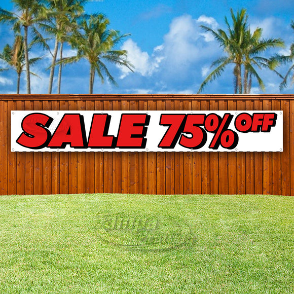Sale 75% Off XL Banner