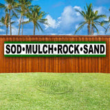 Sod Mulch Rock Sand XL Banner