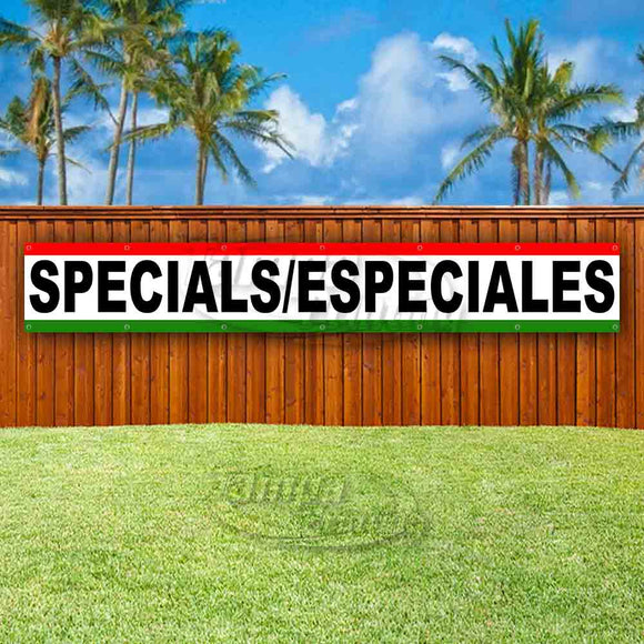 Specials/Especiales XL Banner