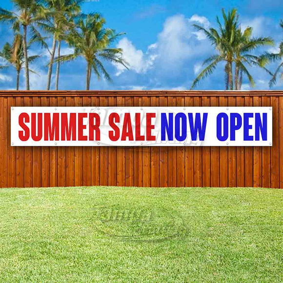 Summer Sale Now Open XL Banner