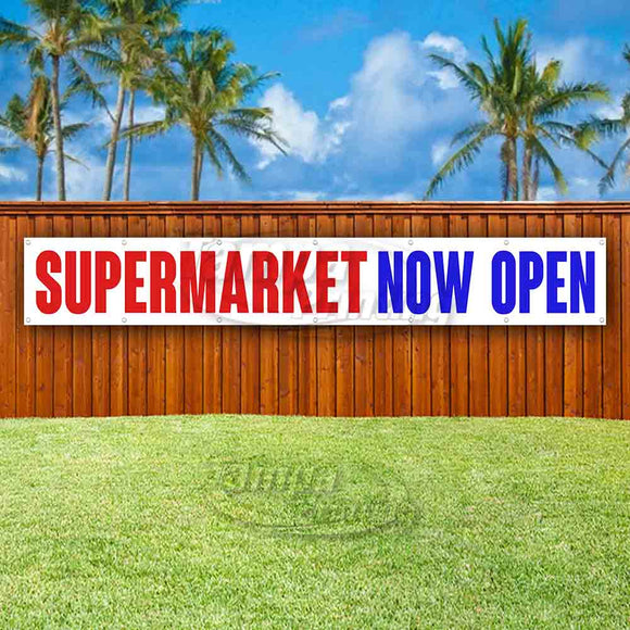 Supermarket Now Open XL Banner