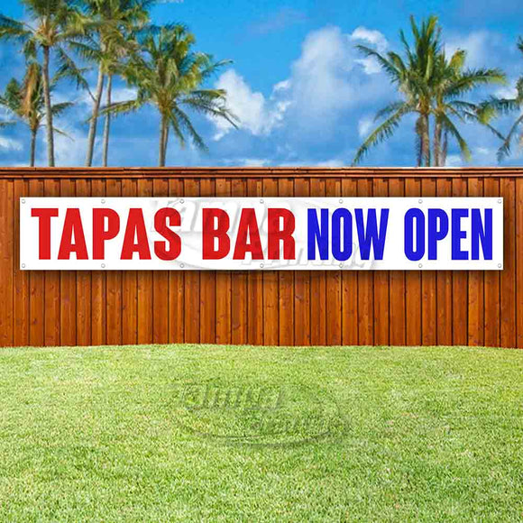 Tapas Bar Now Open XL Banner