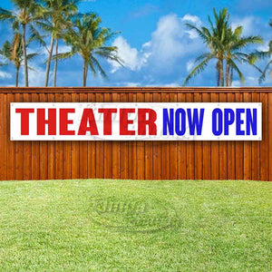 Theater Now Open XL Banner