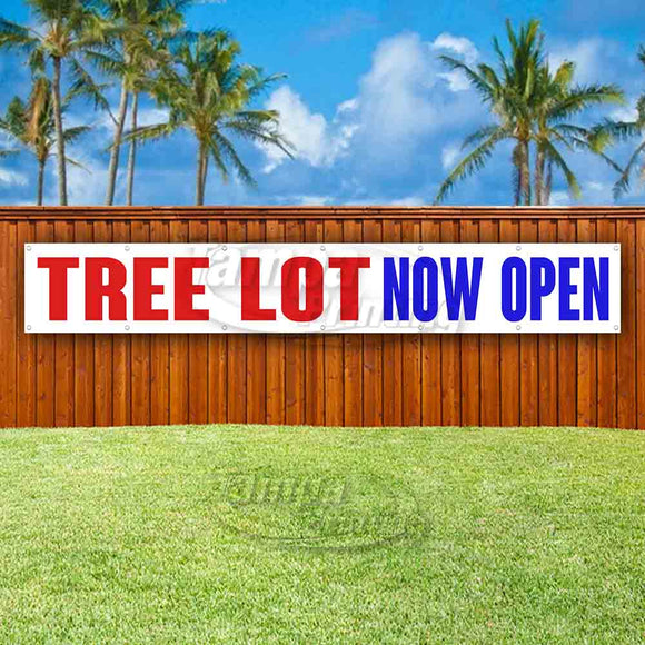 Tree Lot Now Open XL Banner