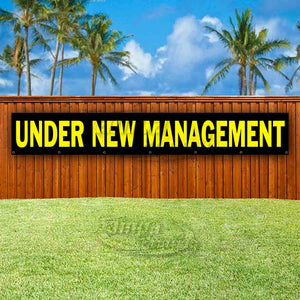 Under New Management XL Banner