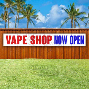 Vape Shop Now Open XL Banner