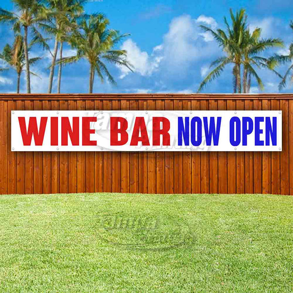 Wine Bar Now Open XL Banner
