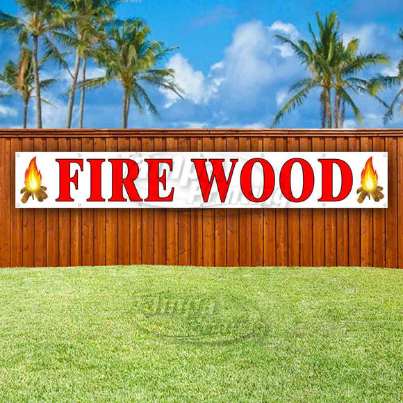 Fire Wood XL Banner