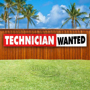 Technician Wanted XL Banner