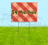 $4 Meal Deals Yard Sign