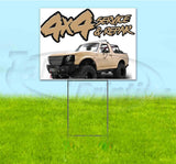 4x4 Service & Repair Yard Sign