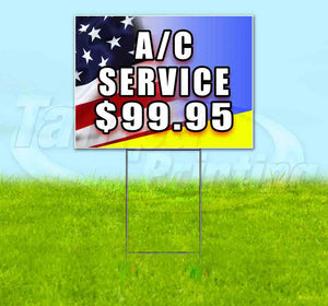 AC Service $19.95 Yard Sign