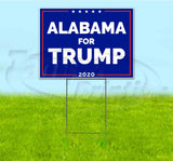 Alabama For Trump Yard Sign
