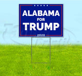 Alabama For Trump Yard Sign