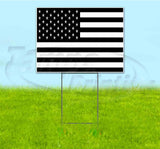 American Flag Yard Sign