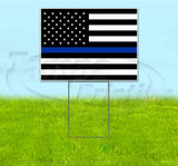 American Flag Yard Sign