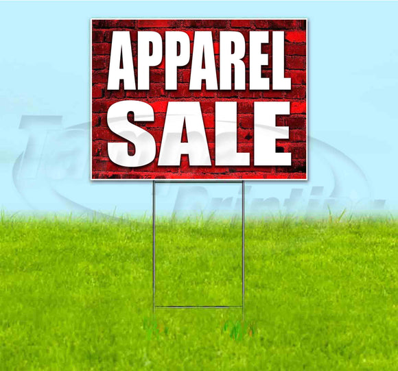Apparel Sale Yard Sign