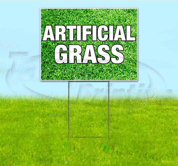 Artificial Grass Yard Sign
