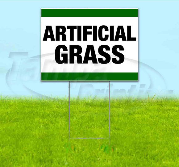 Artificial Grass Yard Sign