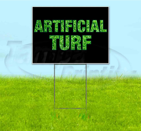 Artificial Turf Yard Sign