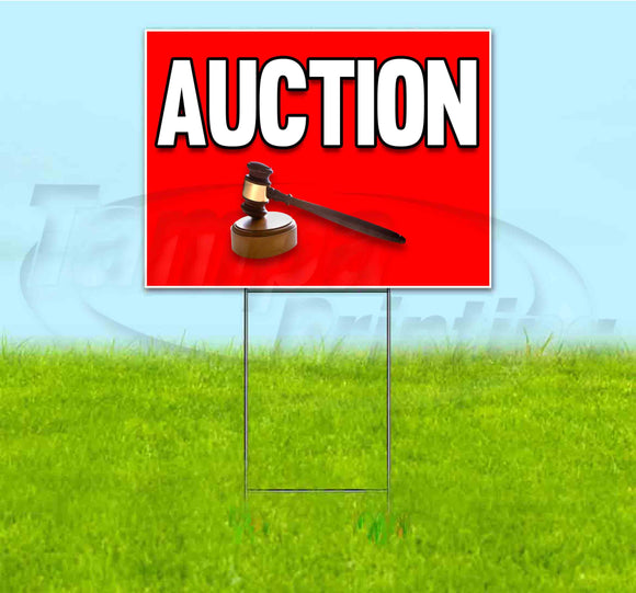 Auction Yard Sign