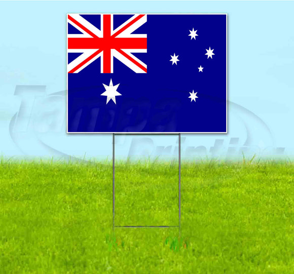 Australia Flag Yard Sign