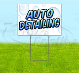 Auto Detailing Yard Sign