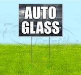 Auto Glass Yard Sign