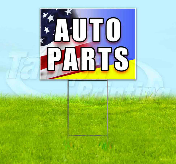 Auto Parts Yard Sign
