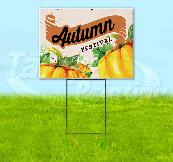 Autumn Festival Yard Sign