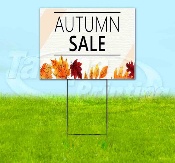 Autumn Sale Yard Sign